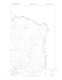 Beau Lake 1955 topographic map thumbnail