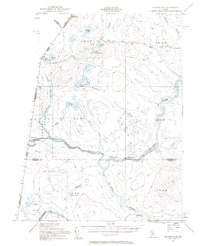 Beaver Pond 1955 topographic map thumbnail