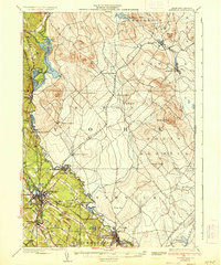 Berwick 1937 topographic map preview