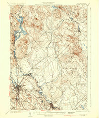Berwick 1937 topographic map thumbnail