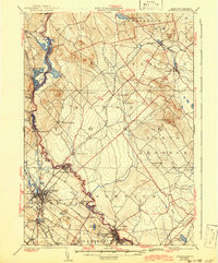Berwick 1937 topographic map preview