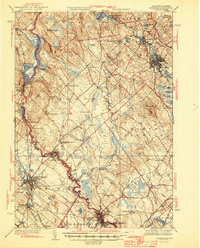 Berwick 1944 topographic map thumbnail