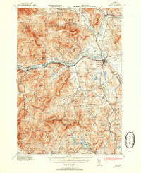 Bethel 1953 topographic map thumbnail