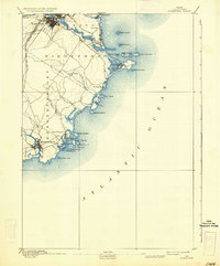 Biddeford 1893 topographic map thumbnail