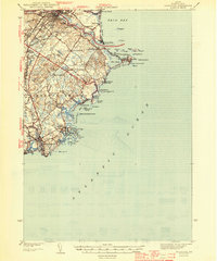 Biddeford 1944 topographic map thumbnail