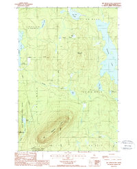 Big Spencer Mtn 1988 topographic map preview