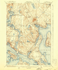 Blue Hill 1904 topographic map thumbnail