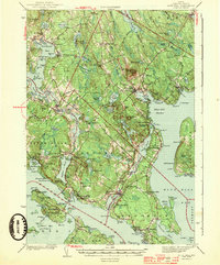 Blue Hill 1944 topographic map thumbnail