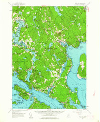 Blue Hill 1957 topographic map thumbnail