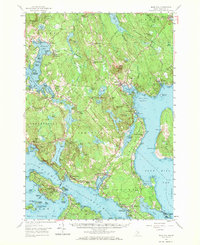 Blue Hill 1957 topographic map thumbnail