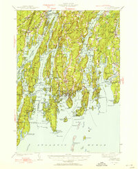 Boothbay 1941 topographic map thumbnail