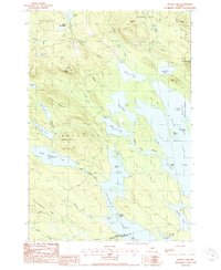 Bottle Lake 1988 topographic map thumbnail