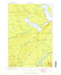 Brassua Lake 1921 topographic map thumbnail