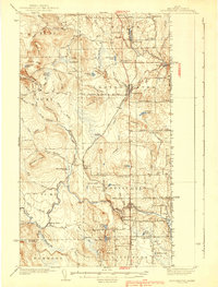 Bridgewater 1938 topographic map thumbnail