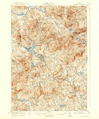 Bryant Pond 1914 topographic map thumbnail
