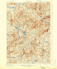 Bryant Pond 1914 topographic map thumbnail