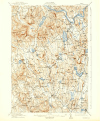 Buckfield 1913 topographic map thumbnail