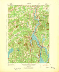 Bucksport 1942 topographic map thumbnail