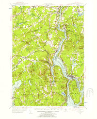 Bucksport 1955 topographic map preview