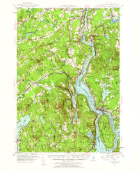 Bucksport 1955 topographic map thumbnail