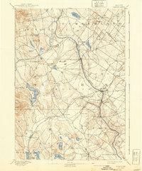 Buxton 1892 topographic map thumbnail