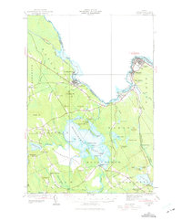 Calais 1929 topographic map thumbnail