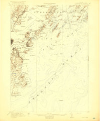 Casco Bay 1916 topographic map thumbnail