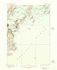 Casco Bay 1916 topographic map thumbnail