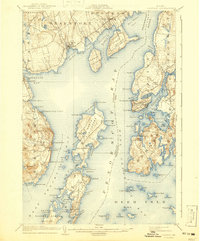 Castine 1904 topographic map thumbnail