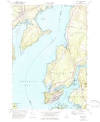 Castine 1973 topographic map thumbnail