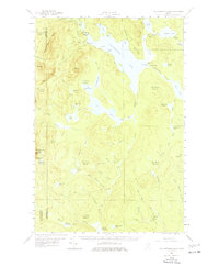 Caucomgomoc Lake 1958 topographic map thumbnail