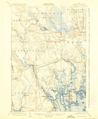Cherryfield 1904 topographic map preview