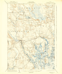Cherryfield 1904 topographic map preview