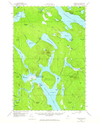 Chesuncook 1958 topographic map thumbnail