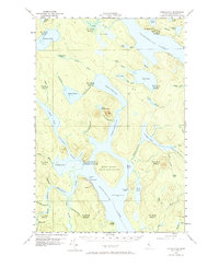 Chesuncook 1958 topographic map thumbnail