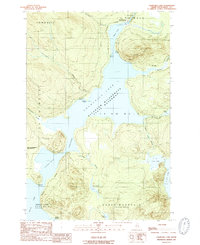 Churchill Lake 1989 topographic map thumbnail
