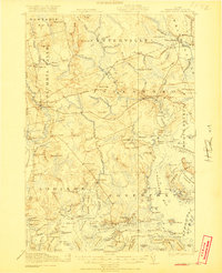 Columbia Falls 1921 topographic map thumbnail