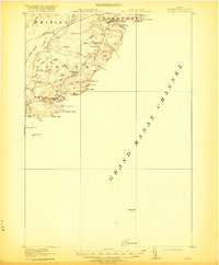 Cutler 1918 topographic map preview