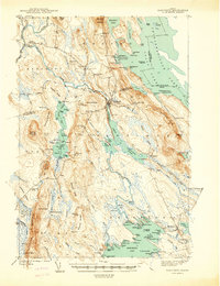 Danforth 1940 topographic map thumbnail
