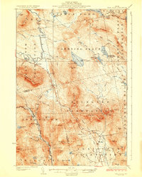 Dead River 1928 topographic map thumbnail
