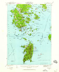 Deer Isle 1942 topographic map thumbnail