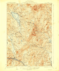 Dixfield 1929 topographic map thumbnail