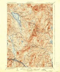Dixfield 1929 topographic map thumbnail