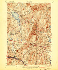 Dixfield 1929 topographic map thumbnail