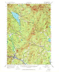 Dixfield 1956 topographic map thumbnail