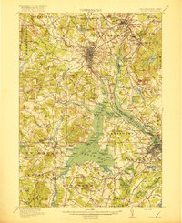 Dover 1918 topographic map thumbnail