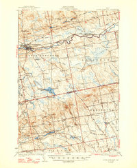 Dover-Foxcroft 1935 topographic map thumbnail
