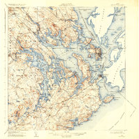 Eastport 1908 topographic map thumbnail