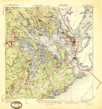Eastport 1945 topographic map thumbnail