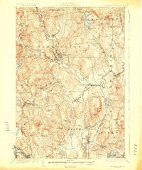 Farmington 1924 topographic map thumbnail